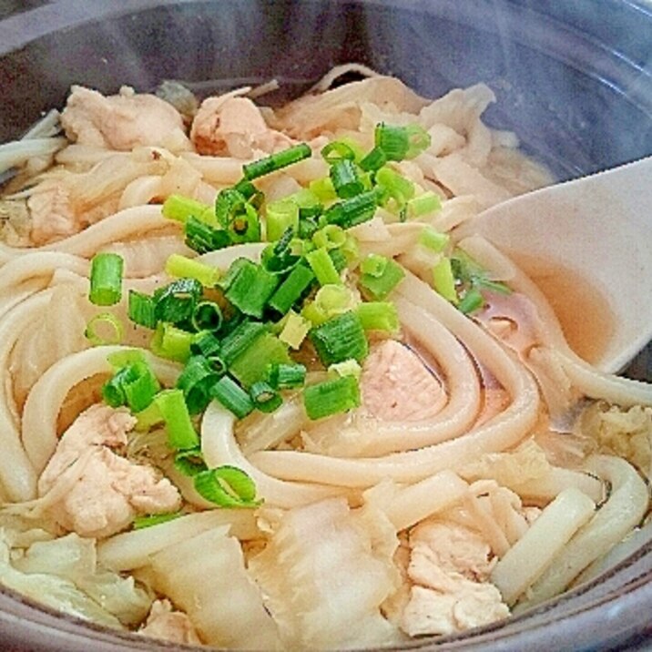 あったか～鍋焼きうどん